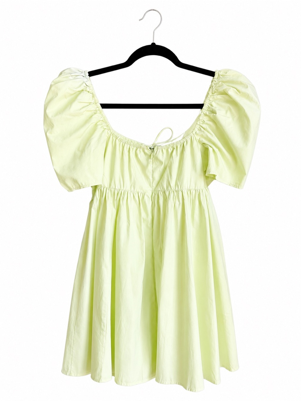 Abercrombie & Fitch Dress Babydoll mini cotton blend small A&F chic - Picture 2 of 4